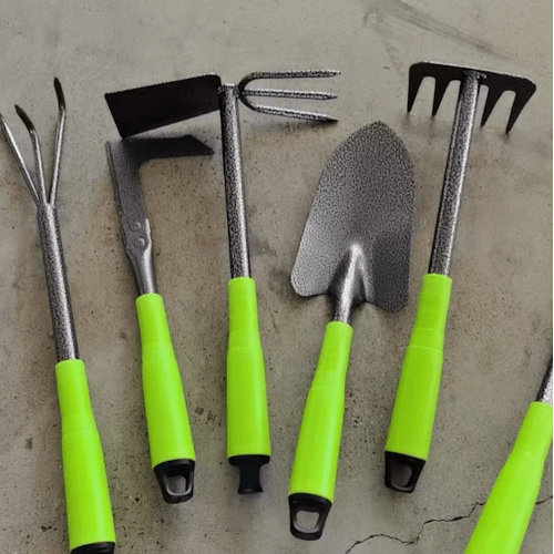 6-Piece Garden Hand Tool Set Trowel Rake Cultivator Weeder GRDTO6 - with | Sold by Uncle Wiener's Wholesale
