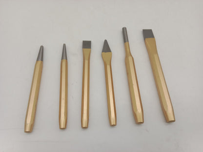 6-Piece Pin & Taper Punch Set Steel 40Cr Dual Punch Kit 150mm Length T0929 - with | Sold by Uncle Wiener's Wholesale