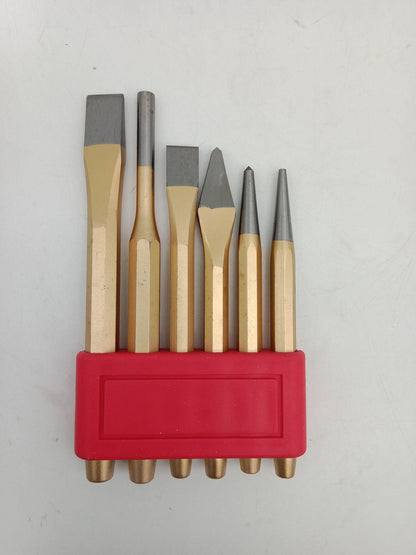 6-Piece Pin & Taper Punch Set Steel 40Cr Dual Punch Kit 150mm Length T0929 - with | Sold by Uncle Wiener's Wholesale