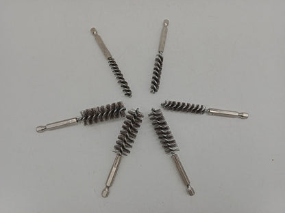 6-Piece Stainless Steel Bore Brush Set for Tube, Pipe, Hole & Fitting Cleaning T0985 - with | Sold by Uncle Wiener's Wholesale