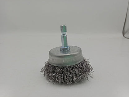 6-Piece Wire Brush Drill Attachment Set 1/4" Hex Shank T0981 - with | Sold by Uncle Wiener's Wholesale