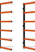 6 Shelf Lumber Storage Rack – Indoor & Outdoor Wall Mount (KA77) - with | Sold by Uncle Wiener's Wholesale