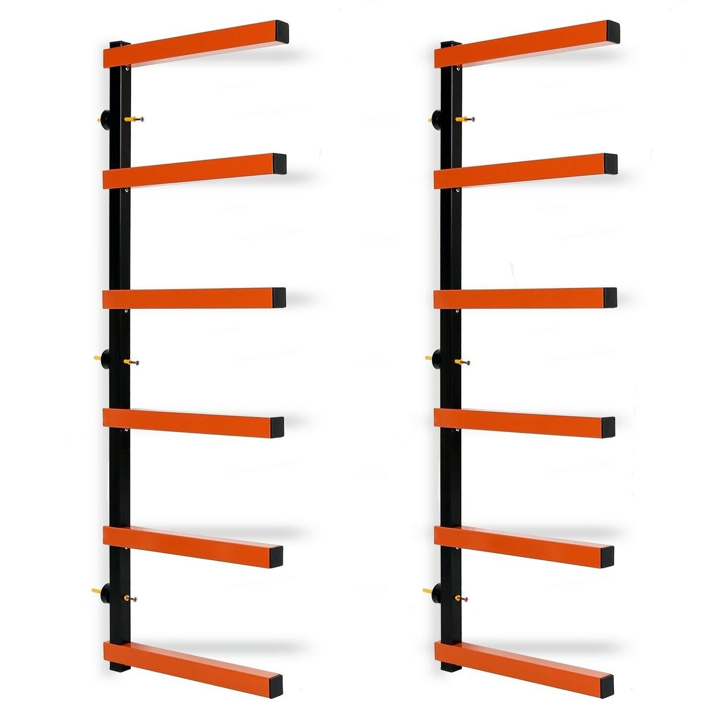 6 Shelf Lumber Storage Rack – Indoor & Outdoor Wall Mount (KA77) - with | Sold by Uncle Wiener's Wholesale