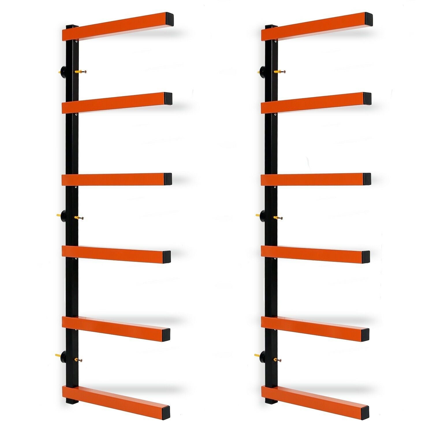 6 Shelf Lumber Storage Rack – Indoor & Outdoor Wall Mount (KA77) - with | Sold by Uncle Wiener's Wholesale