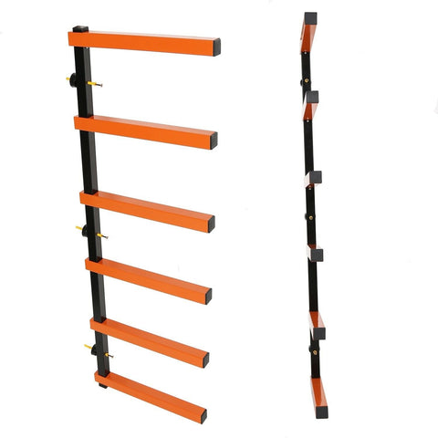 6 Shelf Lumber Storage Rack – Indoor & Outdoor Wall Mount (KA77) - with | Sold by Uncle Wiener's Wholesale