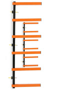 6 Shelf Lumber Storage Rack – Indoor & Outdoor Wall Mount (KA77) - with | Sold by Uncle Wiener's Wholesale