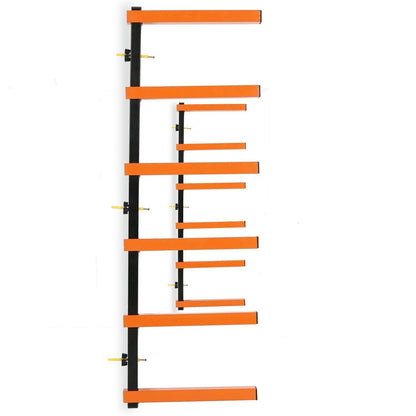 6 Shelf Lumber Storage Rack – Indoor & Outdoor Wall Mount (KA77) - with | Sold by Uncle Wiener's Wholesale