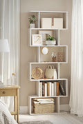 6 - Tier Bookcase Room Divider – Cube Storage Display Shelf - with Balck | Sold by Uncle Wiener's Wholesale