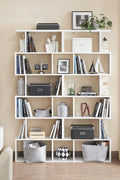 6 - Tier Bookcase Room Divider – Cube Storage Display Shelf - with Balck | Sold by Uncle Wiener's Wholesale