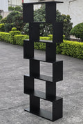 6 - Tier Bookcase Room Divider – Cube Storage Display Shelf - with Balck | Sold by Uncle Wiener's Wholesale