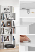 6 - Tier Bookcase Room Divider – Cube Storage Display Shelf - with Balck | Sold by Uncle Wiener's Wholesale