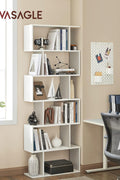 6 - Tier Bookcase Room Divider – Cube Storage Display Shelf - with Balck | Sold by Uncle Wiener's Wholesale