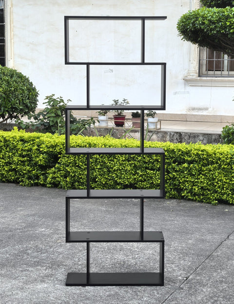 6 - Tier Bookcase Room Divider – Cube Storage Display Shelf - with White | Sold by Uncle Wiener's Wholesale