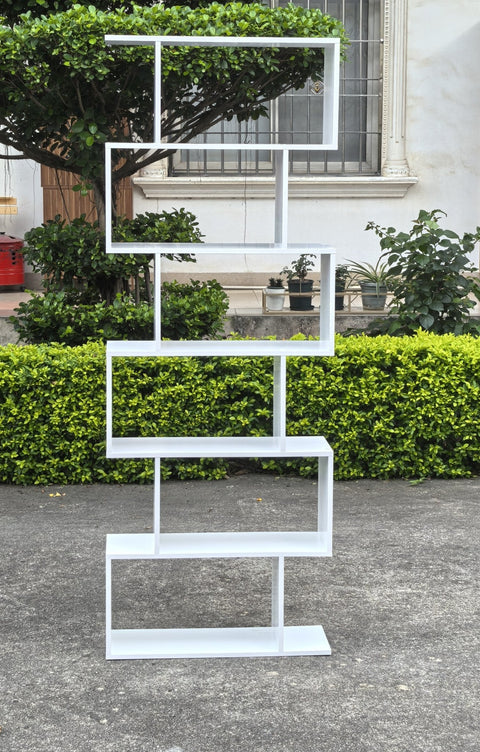 6 - Tier Bookcase Room Divider – Cube Storage Display Shelf - with Balck | Sold by Uncle Wiener's Wholesale