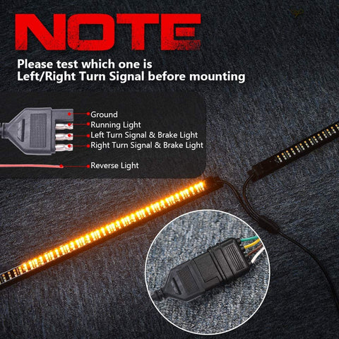 60" 5 - Mode LED Tailgate Light Bar – Brake, Turn, Reverse, Signal | 765TGL - with | Sold by Uncle Wiener's Wholesale