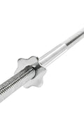 60" Chrome Threaded Barbell Bar with Ring Collars – 1 Standard Weightlifting Bar STBB60 - with | Sold by Uncle Wiener's Wholesale