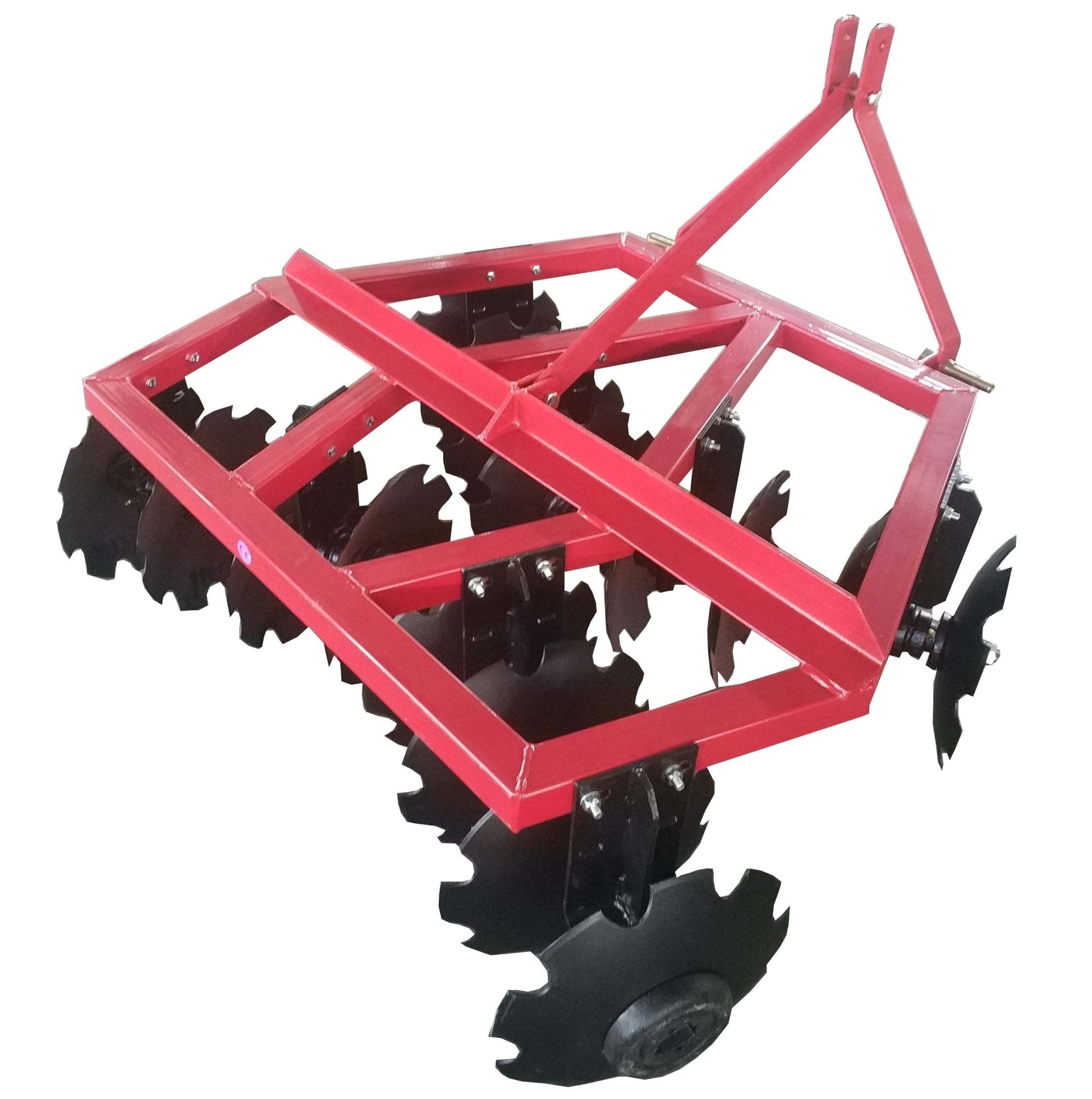 60 In 3 Point Disc Harrow with 16 In Blades & Greasable Bearings – Cat I Hitch Model CNJDH5P - with | Sold by Uncle Wiener's Wholesale