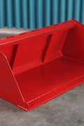 60-Inch Mini Skid Steer Bucket in Red for Snow and Mulch

Front View of Heavy-Duty Snow & Mulch Bucket Attachment

Side View of Red 60-Inch Skid Steer Loader Bucket

Angled Perspective of Reinforced High-Capacity Skid Steer Bucket