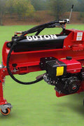 60 Ton Hydraulic Log Splitter with red frame – front view
Gas-powered Lifan 15HP Log Splitter trailer – side angle
Four-way wedge hydraulic wood splitter on heavy-duty tires
Towable 60 ton log splitter with highway tires and LED lights