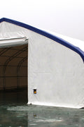 60′ WIDE DOUBLE TRUSS STORAGE BUILDINGS - with Standard 60X100X25 26.5 OZ PVC Cover | Sold by Uncle Wiener's Wholesale
