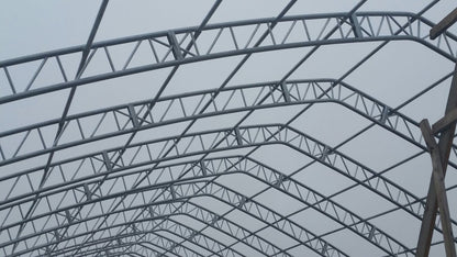 60′ WIDE DOUBLE TRUSS STORAGE BUILDINGS - with Standard 60X100X25 26.5 OZ PVC Cover | Sold by Uncle Wiener's Wholesale