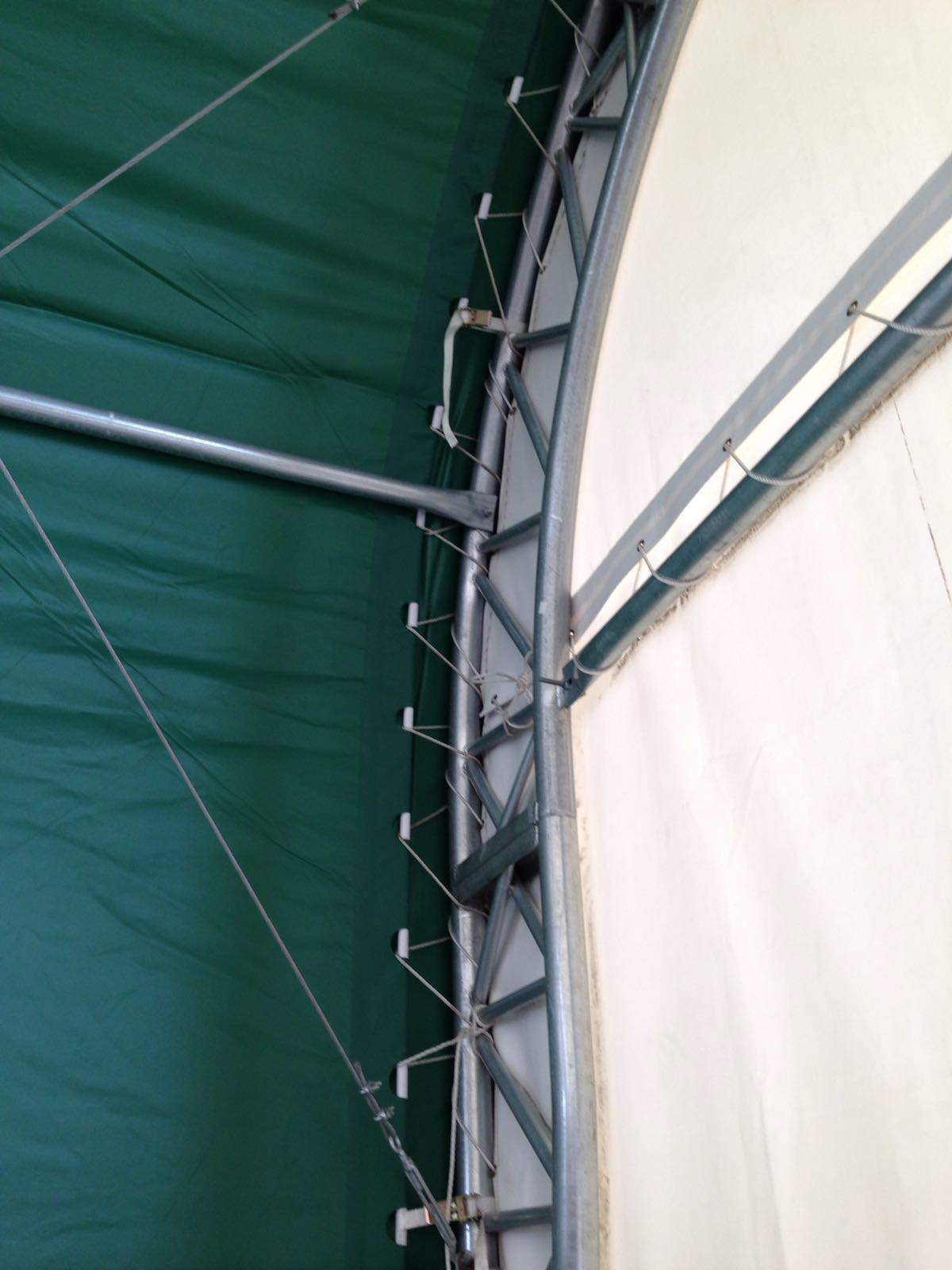 60′ WIDE DOUBLE TRUSS STORAGE BUILDINGS - with Standard 60X100X25 26.5 OZ PVC Cover | Sold by Uncle Wiener's Wholesale