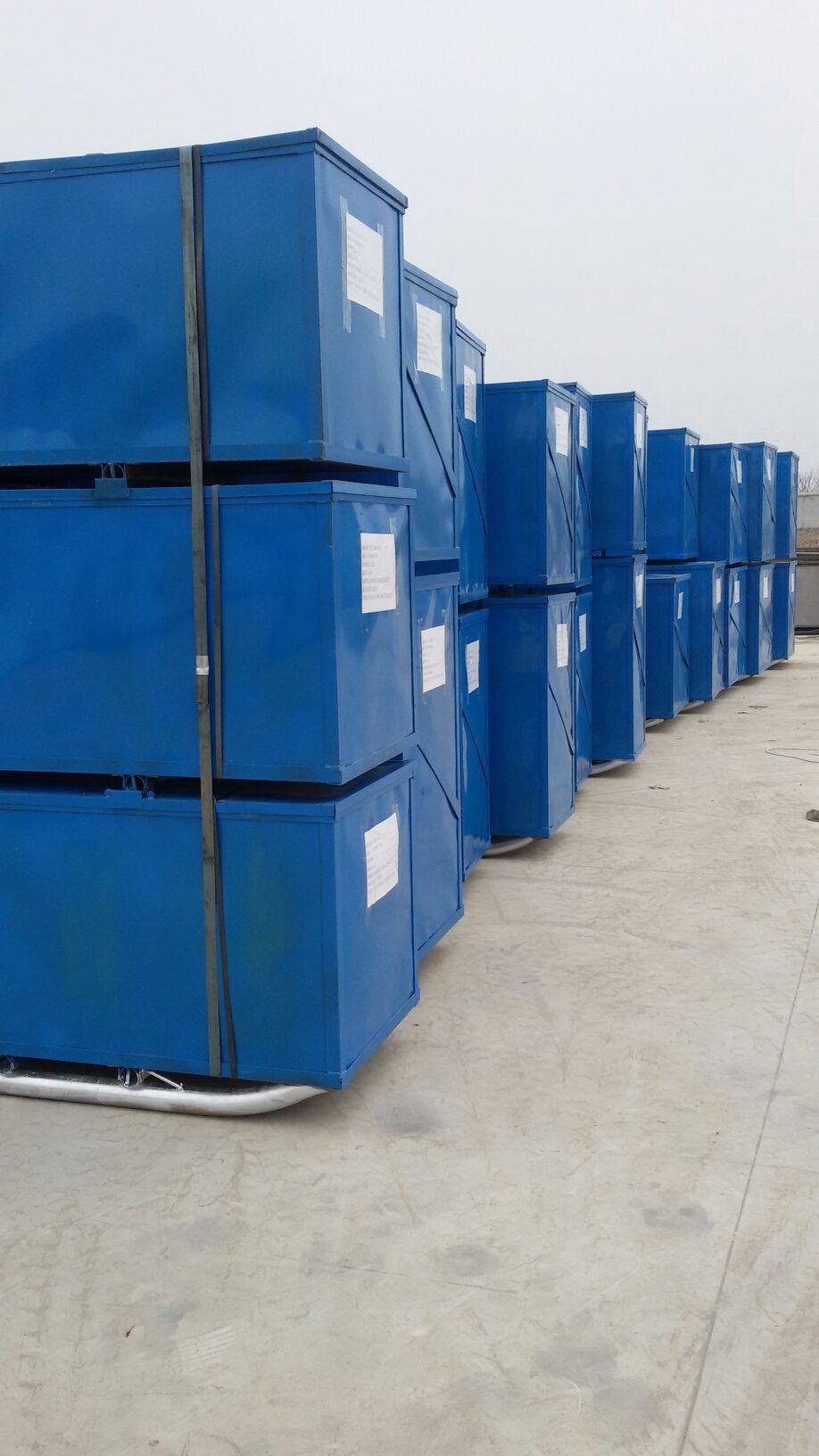 60′ WIDE DOUBLE TRUSS STORAGE BUILDINGS - with Standard 60X100X25 26.5 OZ PVC Cover | Sold by Uncle Wiener's Wholesale