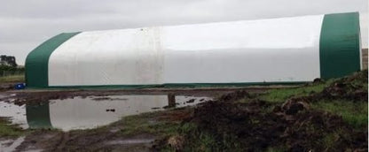 60′ WIDE DOUBLE TRUSS STORAGE BUILDINGS - with Standard 60X100X25 26.5 OZ PVC Cover | Sold by Uncle Wiener's Wholesale