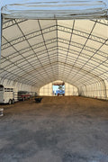 60′ Wide Double Truss Storage Buildings – Heavy - Duty PVC Shelter | Extra - Large Portable Warehouse - Extra - Large Industrial Storage Shelter with Standard 60X152X25 26.5 OZ PVC Cover | Sold by Uncle Wiener's Wholesale