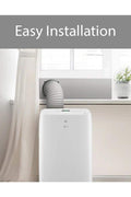 6,000 BTU (DOE) 115 - Volt Portable Air Conditioner LP0621WSR Cools 250 Sq. Ft. with Dehumidifier Function and LCD Remote - with | Sold by Uncle Wiener's Wholesale