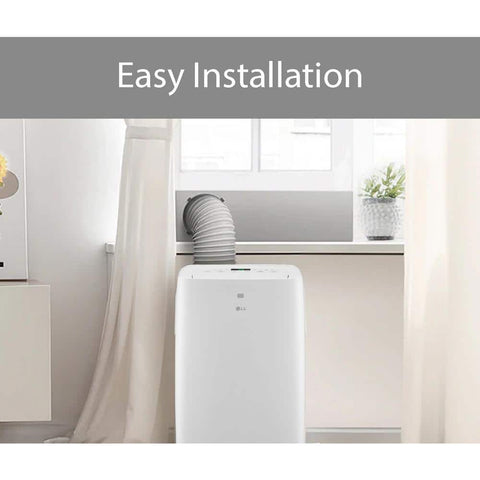 6,000 BTU (DOE) 115 - Volt Portable Air Conditioner LP0621WSR Cools 250 Sq. Ft. with Dehumidifier Function and LCD Remote - with | Sold by Uncle Wiener's Wholesale