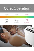 6,000 BTU (DOE) 115 - Volt Portable Air Conditioner LP0621WSR Cools 250 Sq. Ft. with Dehumidifier Function and LCD Remote - with | Sold by Uncle Wiener's Wholesale