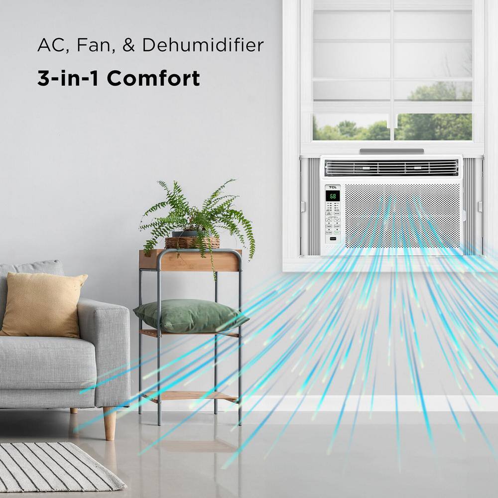 6000 BTU Window Air Conditioner, Fan and Dehumidifier, 250 sq. ft., Remote Control, Easy - to - Use, Reusable Filter - with | Sold by Uncle Wiener's Wholesale