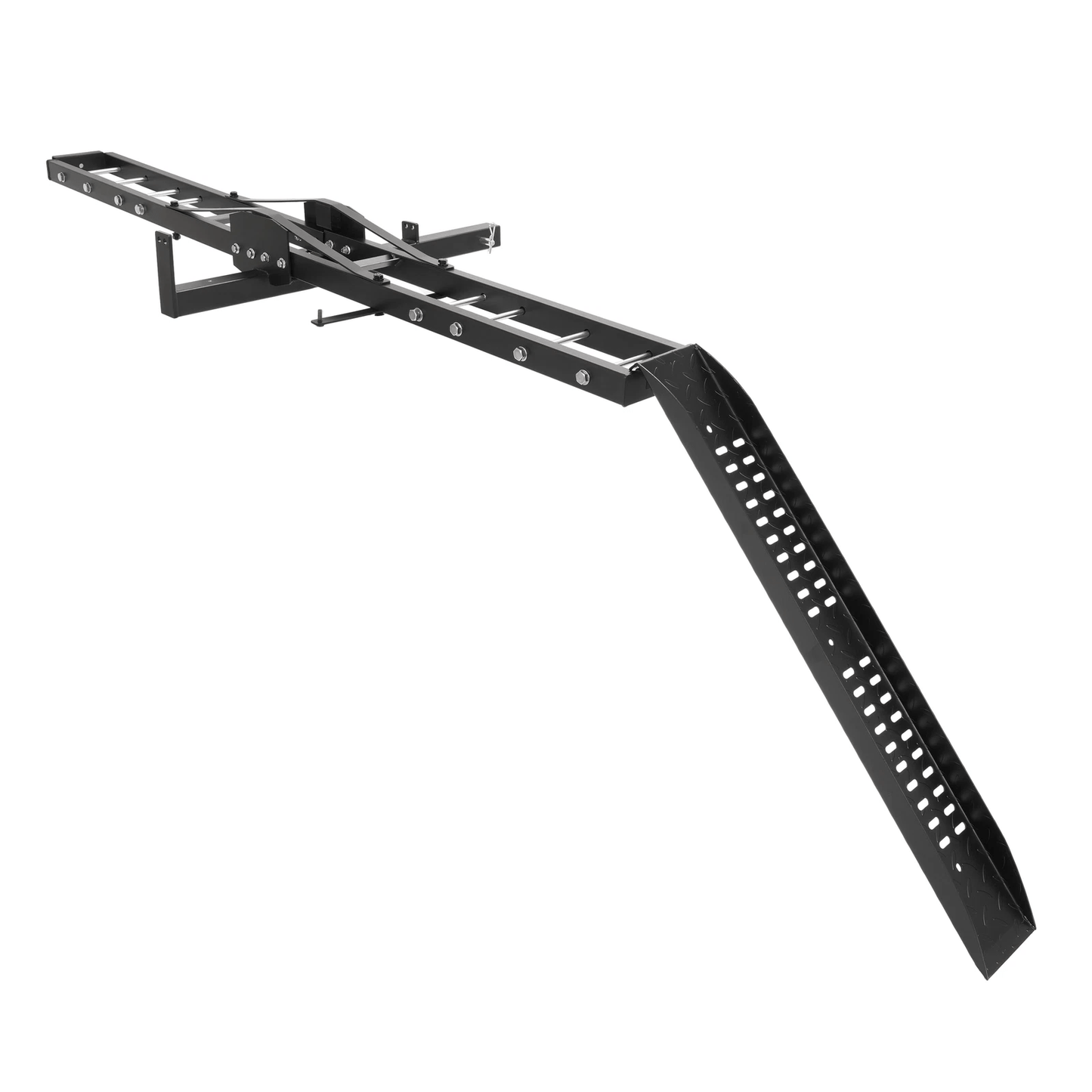 600LBS Motorcycle Trailer Hitch Carrier with Loading Ramp Anti - Tilt Lock Heavy Duty Steel Scooter Dirt Bike Hauler TNSMRC001T - with | Sold by Uncle Wiener's Wholesale