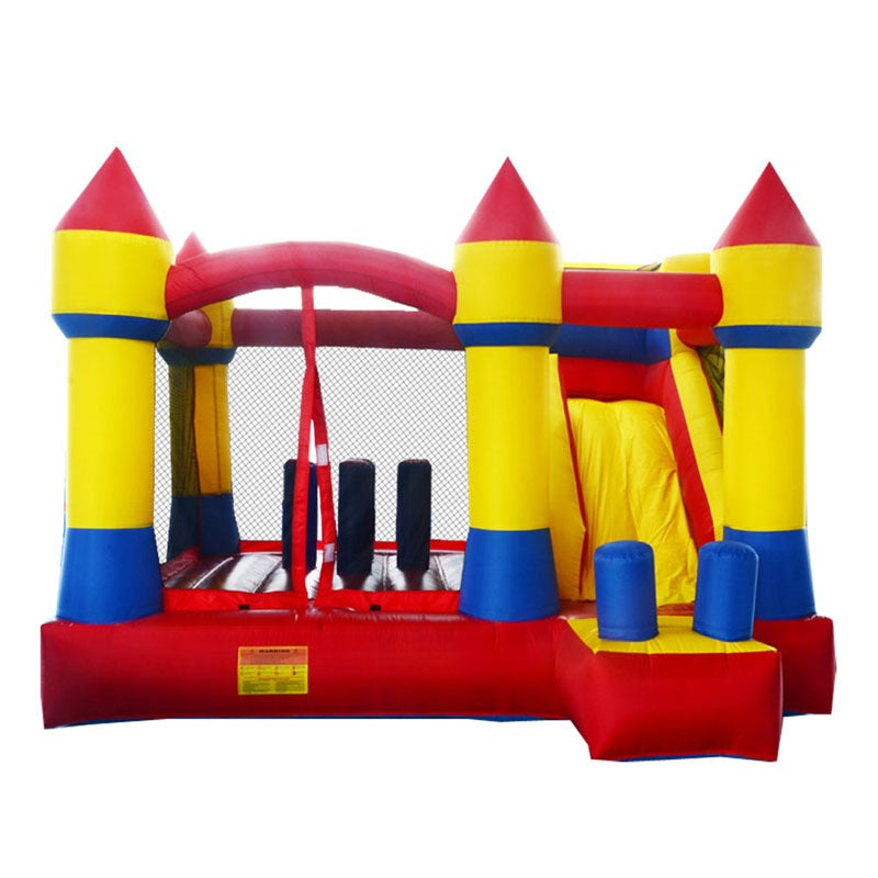 Commercial Grade Inflatable Bouncy Castle with Slide & Blower – 13.1' × 12.5' – 6037