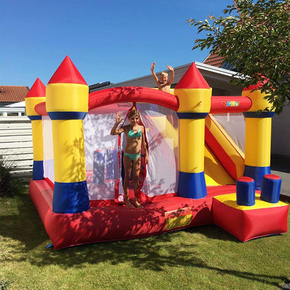 Commercial Grade Inflatable Bouncy Castle with Slide & Blower – 13.1' × 12.5' – 6037