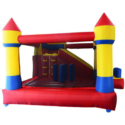 Commercial Grade Inflatable Bouncy Castle with Slide & Blower – 13.1' × 12.5' – 6037