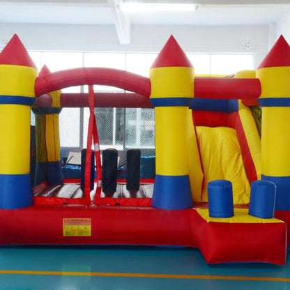 Commercial Grade Inflatable Bouncy Castle with Slide & Blower – 13.1' × 12.5' – 6037