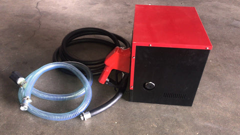 60L/Min Diesel Fuel Transfer Pump 110V with Nozzle, Hoses & Gauge – FD60A - with | Sold by Uncle Wiener's Wholesale