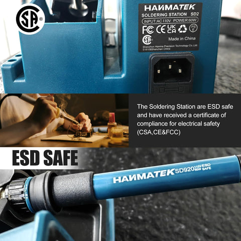 60W Digital Soldering Station – LED Display + 5 Tips | 121SD2 - with | Sold by Uncle Wiener's Wholesale