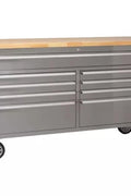 61 - Inch Stainless Steel 9 - Drawer Tool Chest with Power Strip HTC6109W - with | Sold by Uncle Wiener's Wholesale