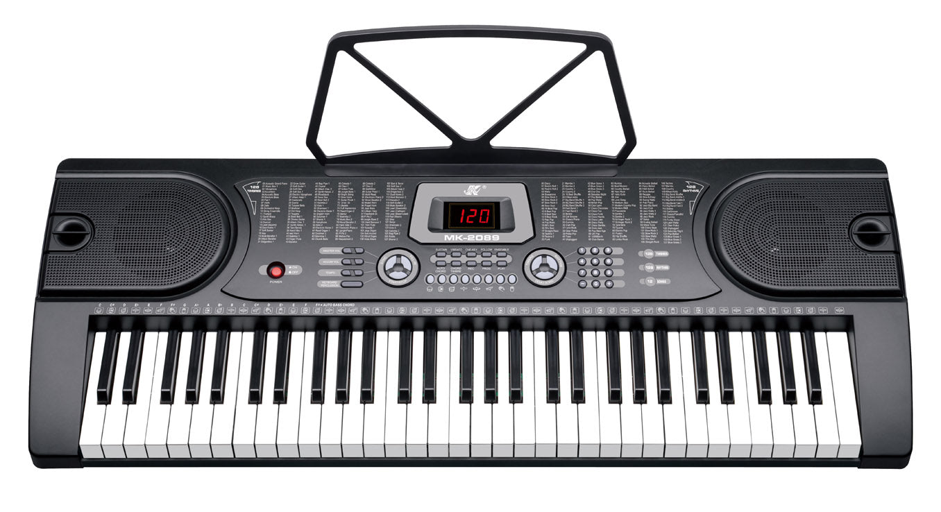 61 - Key Digital Piano Keyboard Set – Stand, Stool, Headphones & Mic MK2089 - with | Sold by Uncle Wiener's Wholesale