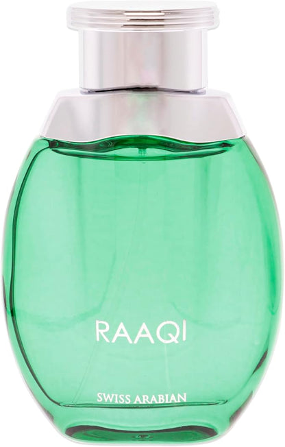 Swiss Arabian Raaqi Eau de Parfum 100ml – Unisex Long Lasting Arabian Perfume Spray for Men & Wome
