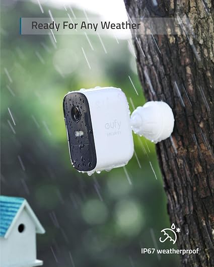 Eufy Security Eufy Cam 2C Wireless Home Security Camera System – 2-Camera 1080p HD Kit with HomeBase, Night Vision, IP67 & 180-Day Battery Life