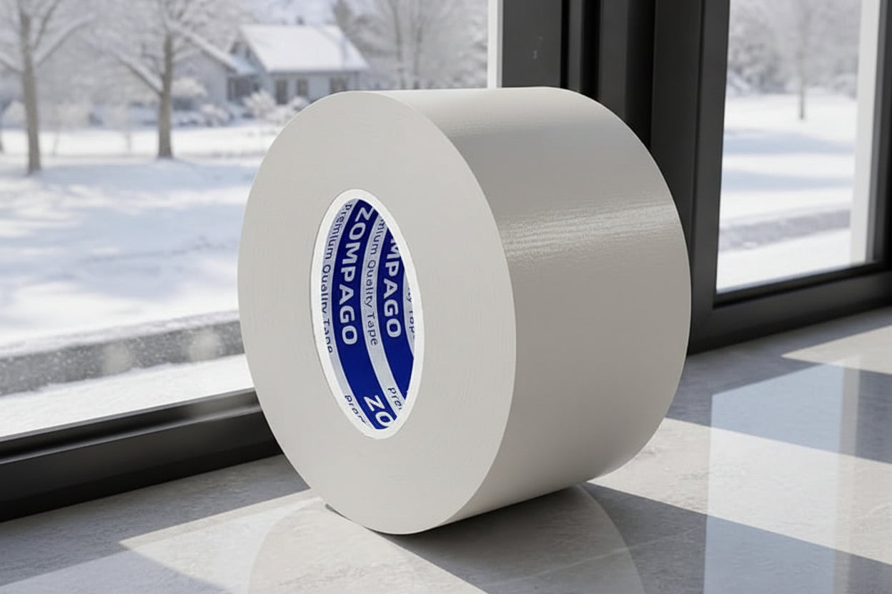 ZOMPAGO Self-Adhesive Weather Stripping Tape – Door and Window Seal Strips