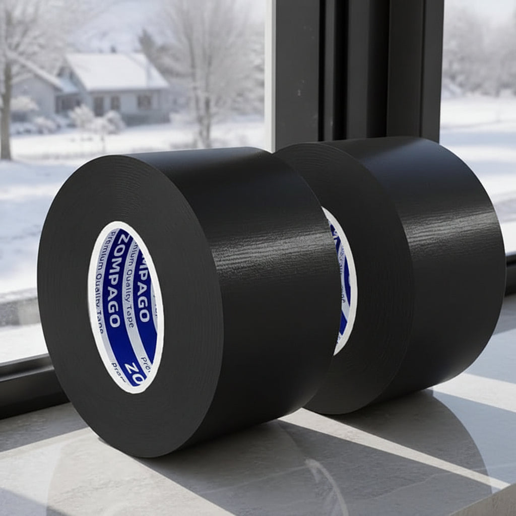 ZOMPAGO Self-Adhesive Weather Stripping Tape – Door and Window Seal Strips