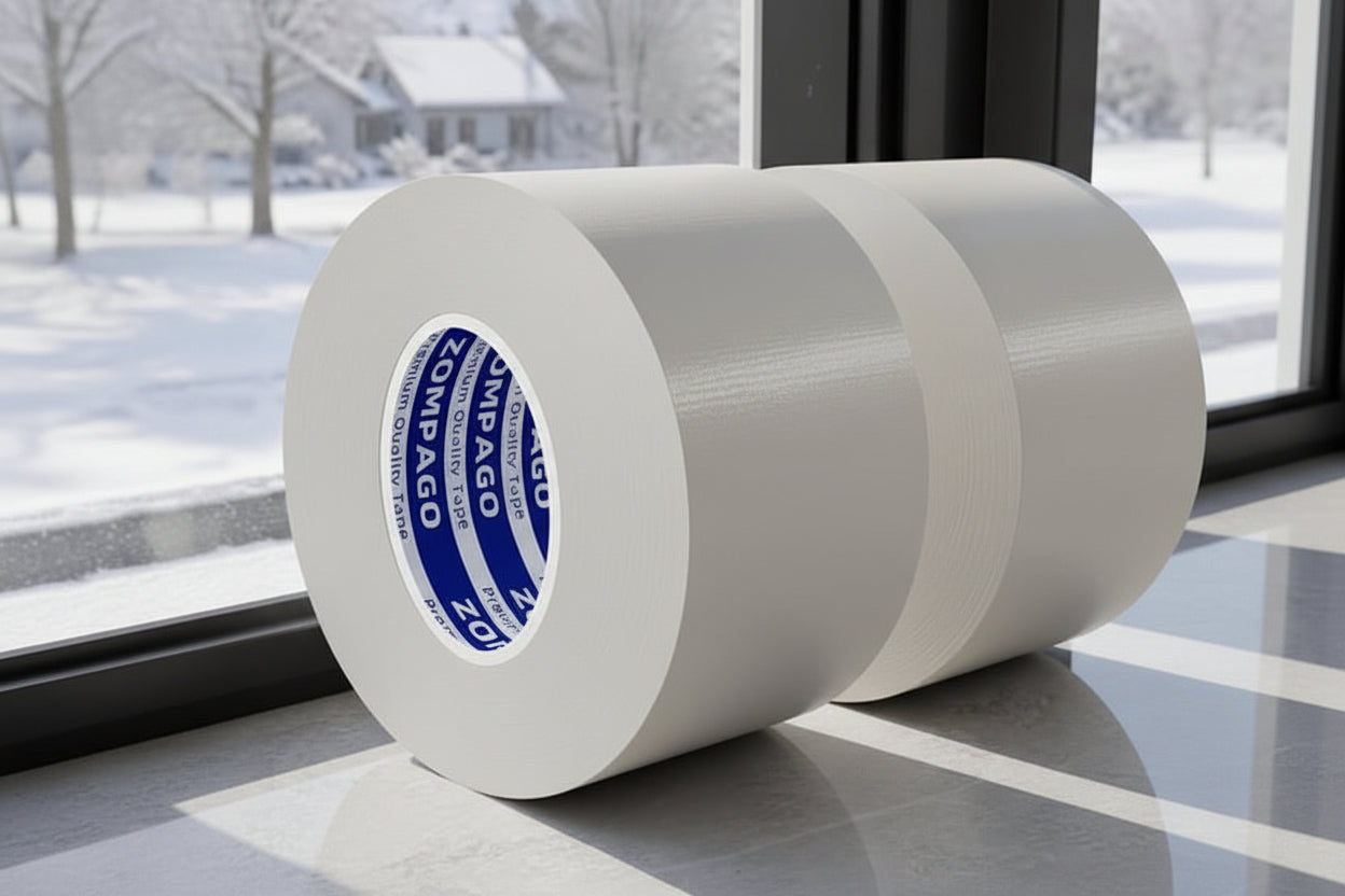 ZOMPAGO Self-Adhesive Weather Stripping Tape – Door and Window Seal Strips