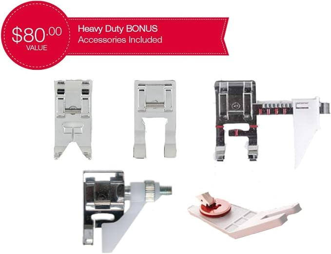 SINGER Heavy Duty 4423 Sewing Machine – 97 Stitch Applications, Built-In Needle Threader, 1-Step Buttonhole & Heavy-Duty Metal Frame