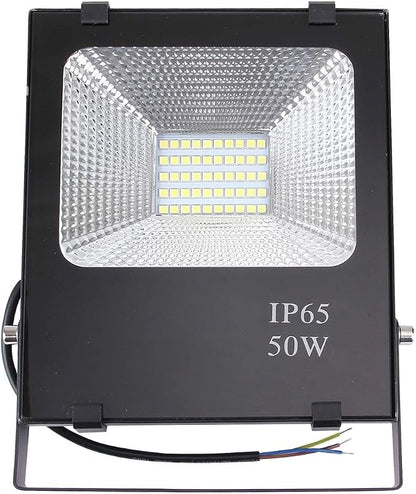 HUBINGRONG 50W LED Flood Light – IP65 Waterproof Outdoor Floodlight 2700K-6500K, AC 85-265V