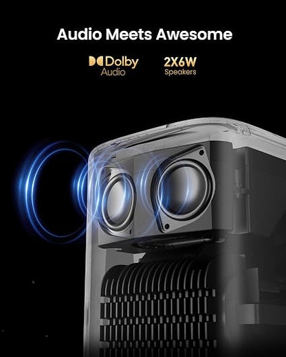 Dangbei N2 Smart Projector – 1080p Full HD Portable Home Theater Projector with Netflix, WiFi, Bluetooth, 400 ISO Lumens & Dolby Audio